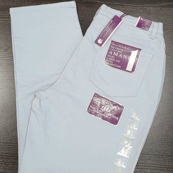 Gloria Vanderbilt Amanda Slimming Jeans (Blue / Link Water) - Picture 1 of 6